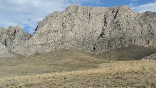 Khayrakan mount in Tuva